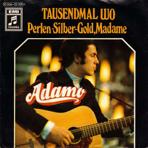 Cover Adamo - Tausendmal Wo (7, Single, Mono) Schallplatten Ankauf