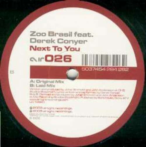 Cover Zoo Brazil Featuring Derek Conyer - Next To You (12) Schallplatten Ankauf
