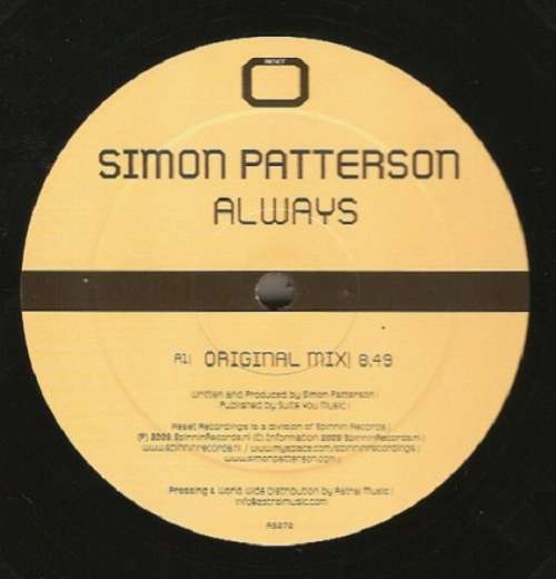 Cover Robbie Buri / Simon Patterson - Tornado / Always (12) Schallplatten Ankauf