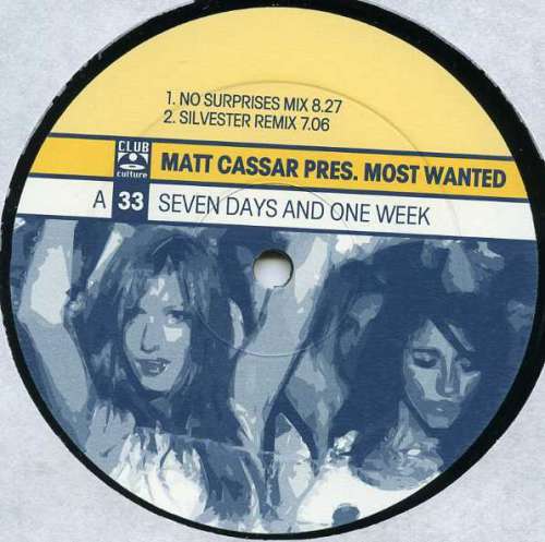 Cover Matt Cassar Pres. Most Wanted (8) - Seven Days And One Week (12) Schallplatten Ankauf