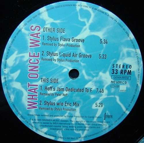 Cover Eric Gadd - What Once Was (2x12, Promo) Schallplatten Ankauf