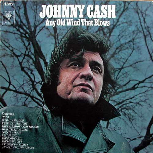 Cover Johnny Cash - Any Old Wind That Blows (LP, Album) Schallplatten Ankauf