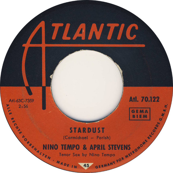 Cover Nino Tempo & April Stevens - Stardust / 1 - 45 (7, Single) Schallplatten Ankauf