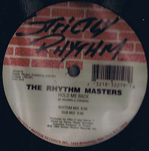 Cover The Rhythm Masters (2) - Hold Me Back / It's In My Mind (12) Schallplatten Ankauf