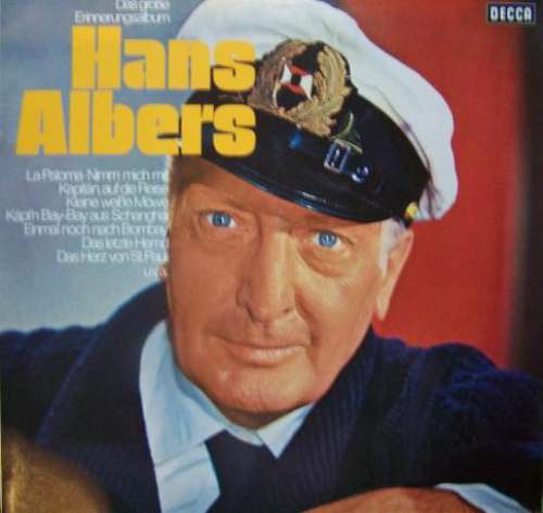 Cover Hans Albers - Das Große Erinnerungsalbum Schallplatten Ankauf