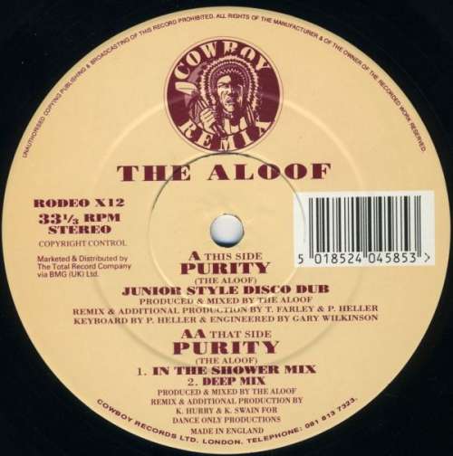 Cover The Aloof - Purity (Remixes) (12) Schallplatten Ankauf