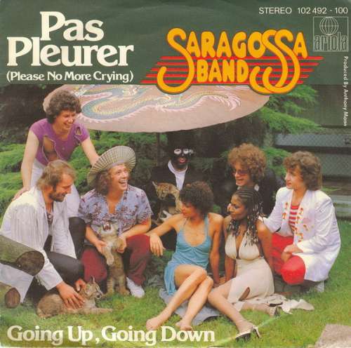 Cover Saragossa Band - Pas Pleurer (Please No More Crying) (7, Single) Schallplatten Ankauf