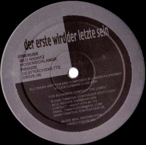 Cover Andreas Kremer - Der Erste Wird Der Letzte Sein (12) Schallplatten Ankauf