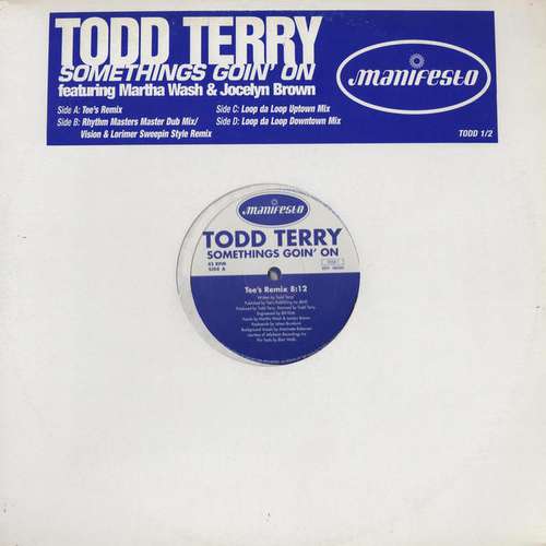 Cover Todd Terry Featuring Martha Wash & Jocelyn Brown - Somethings Goin' On (2x12, Promo) Schallplatten Ankauf