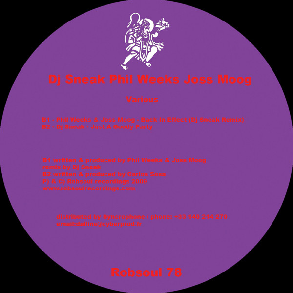 Cover DJ Sneak, Phil Weeks, Joss Moog - Various (12) Schallplatten Ankauf