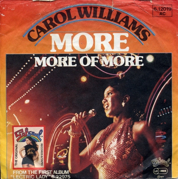 Bild Carol Williams - More (7, Single) Schallplatten Ankauf