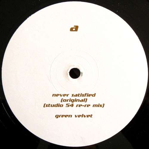 Cover Green Velvet - Never Satisfied (12, S/Sided) Schallplatten Ankauf