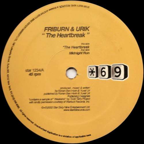 Cover Friburn & Urik - The Heartbreak (12) Schallplatten Ankauf