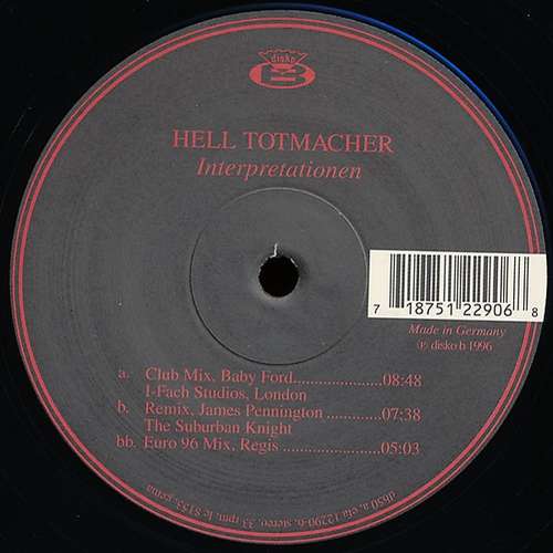 Cover Hell - Totmacher Interpretationen (12) Schallplatten Ankauf