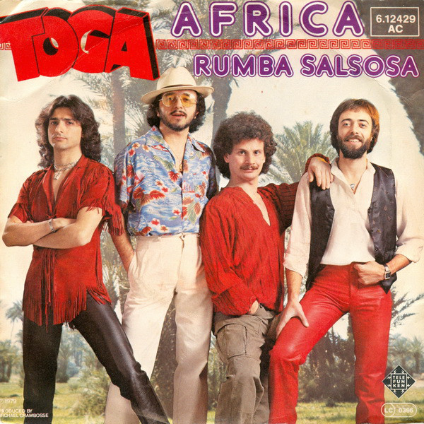 Cover Toga - Africa (7, Single) Schallplatten Ankauf