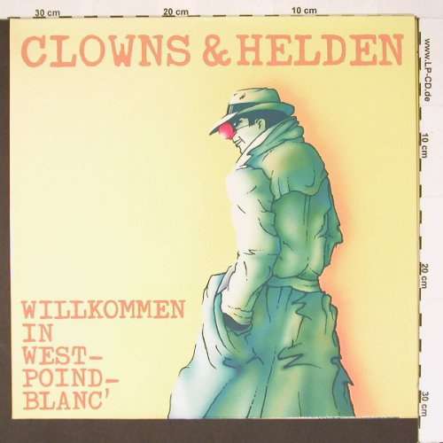 Cover Clowns & Helden - Willkommen In West-Poind-Blanc' (LP, Album, Gat) Schallplatten Ankauf