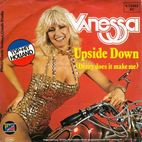 Cover Vanessa (2) - Upside Down (Dizzy Does It Make Me) (7, Single) Schallplatten Ankauf
