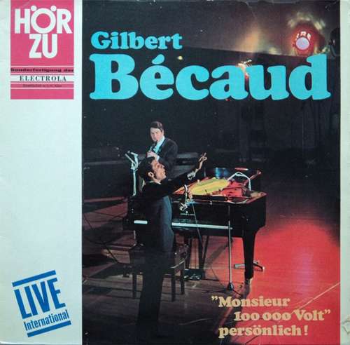 Cover Gilbert Bécaud - Live (LP, Album) Schallplatten Ankauf