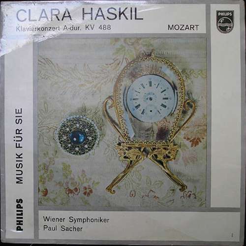 Cover Clara Haskil, Mozart* - Klavierkonzert A-Dur. KV 488 (10, Mono) Schallplatten Ankauf