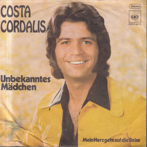 Cover Costa Cordalis - Unbekanntes Mädchen (7, Single) Schallplatten Ankauf