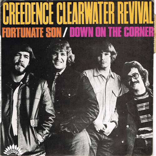 Cover Creedence Clearwater Revival - Fortunate Son / Down On The Corner (7, Single, Mono) Schallplatten Ankauf