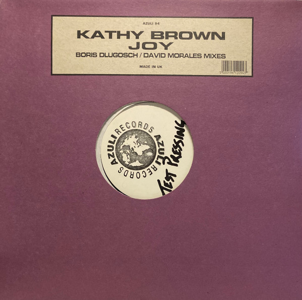 Cover Kathy Brown - Joy (Boris Dlugosch / David Morales Mixes) (12, TP) Schallplatten Ankauf