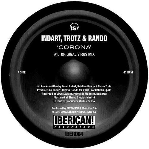 Cover Indart, Trotz & Rando - Corona (12) Schallplatten Ankauf