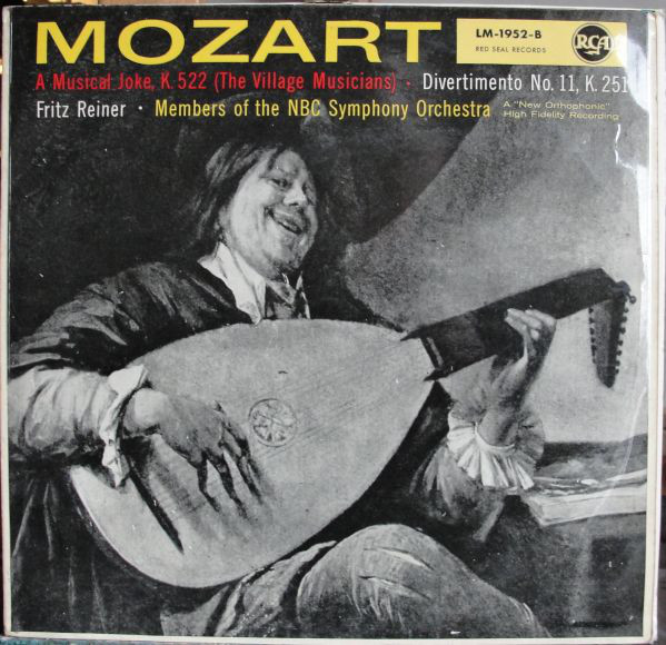 Cover Mozart* - A Musical Joke, K.522 (The Village Musicians) (LP, Mono) Schallplatten Ankauf