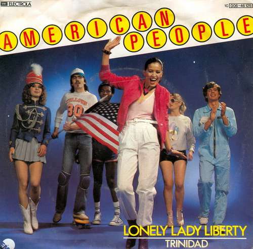 Cover American People - Lonely Lady Liberty (7, Single) Schallplatten Ankauf