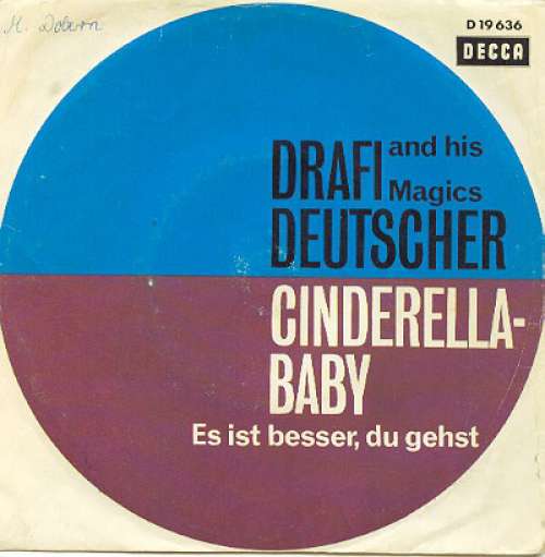 Cover Drafi Deutscher And His Magics - Cinderella Baby (7, Single) Schallplatten Ankauf