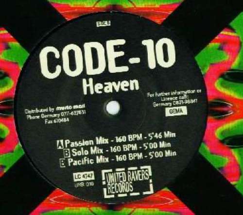 Cover Code-10 - Heaven (12) Schallplatten Ankauf