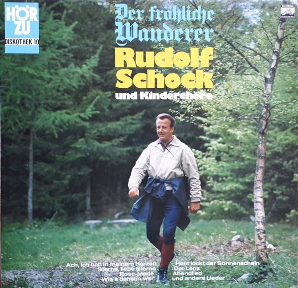 Cover Rudolf Schock - Der Fröhliche Wanderer (LP) Schallplatten Ankauf