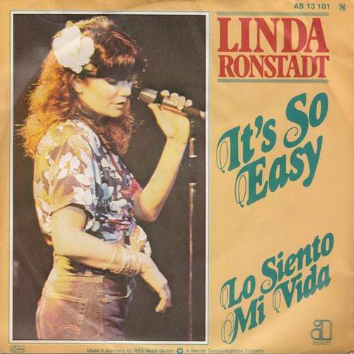 Cover Linda Ronstadt - It's So Easy (7, Single) Schallplatten Ankauf