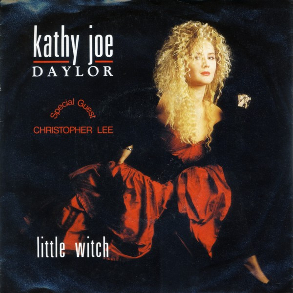 Cover Kathy Joe Daylor Special Guest Christopher Lee - Little Witch (7, Single) Schallplatten Ankauf