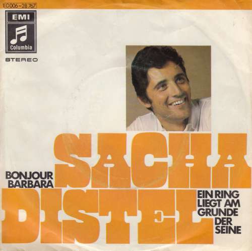 Bild Sacha Distel - Bonjour Barbara / Ein Ring Liegt Am Grunde Der Seine (7, Single) Schallplatten Ankauf