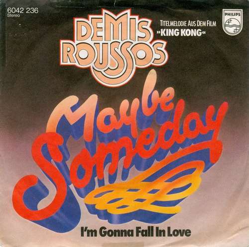 Cover Demis Roussos - Maybe Someday (7, Single) Schallplatten Ankauf