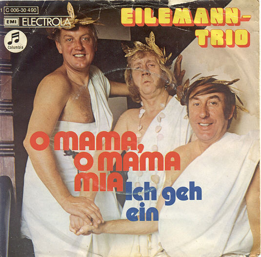 Cover Eilemann-Trio - O Mama, O Mama Mia / Ich Geh Ein (7, Single) Schallplatten Ankauf