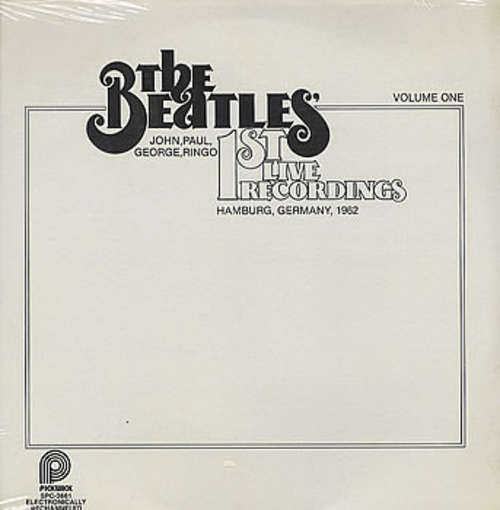 Cover The Beatles - 1st Live Recordings (Volume One) (LP, Album) Schallplatten Ankauf