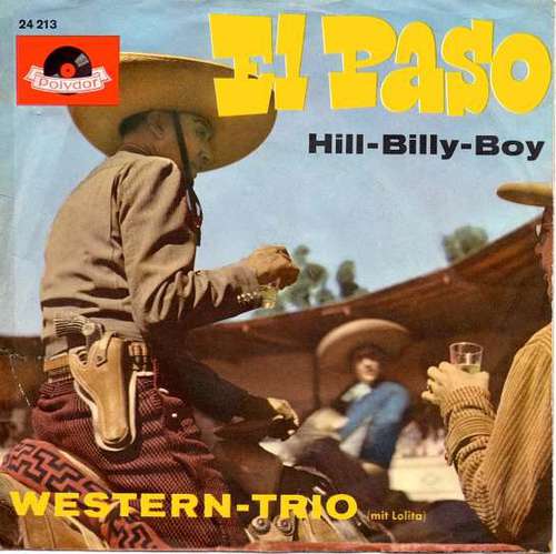 Cover Western-Trio* Mit Lolita (3) - El Paso (7, Single, Mono) Schallplatten Ankauf