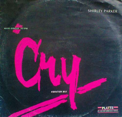 Cover Shirley Parker - Cry (12, Maxi, Pin) Schallplatten Ankauf