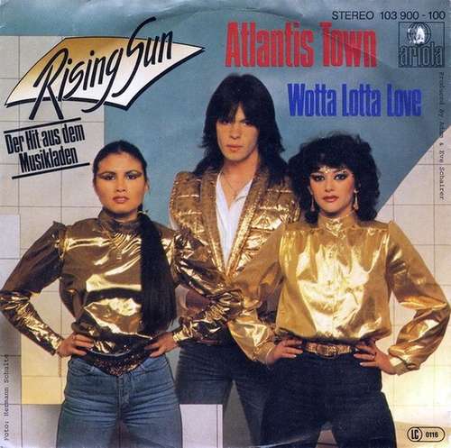 Cover Rising Sun (3) - Atlantis Town (7, Single) Schallplatten Ankauf