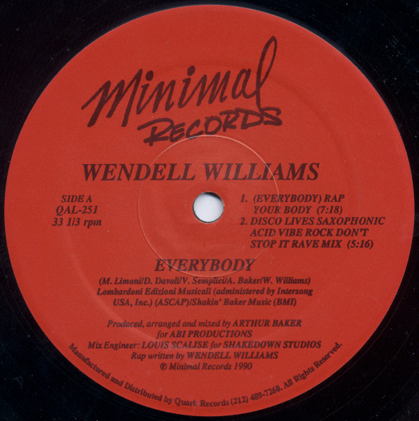 Cover Wendell Williams - Everybody (12) Schallplatten Ankauf