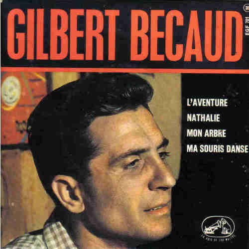 Cover Gilbert Bécaud - Nathalie (7, EP, Mono, Red) Schallplatten Ankauf