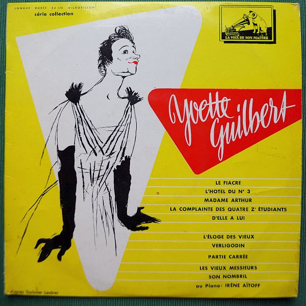Cover Yvette Guilbert - Yvette Guilbert (10, Album, Mono) Schallplatten Ankauf