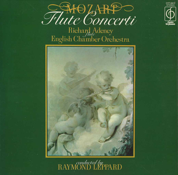 Cover Mozart* ; Richard Adeney, English Chamber Orchestra Conducted By Raymond Leppard - Flute Concerti (LP) Schallplatten Ankauf
