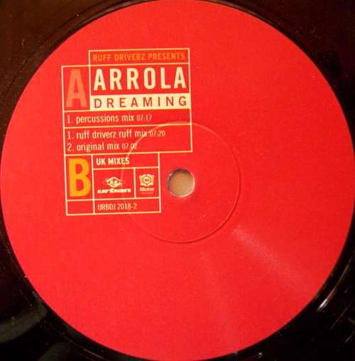 Cover Ruff Driverz Presents Arrola - Dreaming (UK Mixes) (12) Schallplatten Ankauf