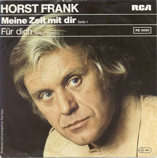 Cover Horst Frank - Meine Zeit Mit Dir (7, Single) Schallplatten Ankauf