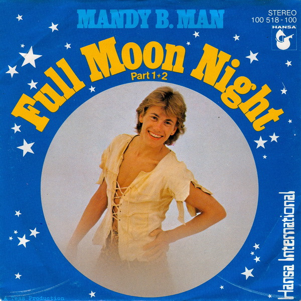 Cover Mandy B. Man - Full Moon Night (7, Single) Schallplatten Ankauf