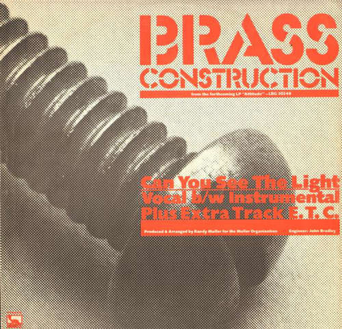 Cover Brass Construction - Can You See The Light (12) Schallplatten Ankauf