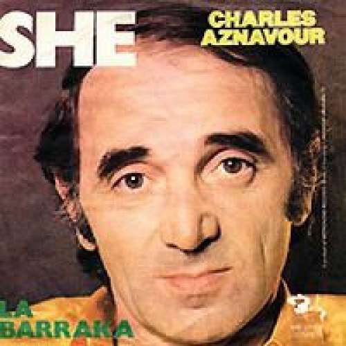 Cover Charles Aznavour - She (7, Single) Schallplatten Ankauf